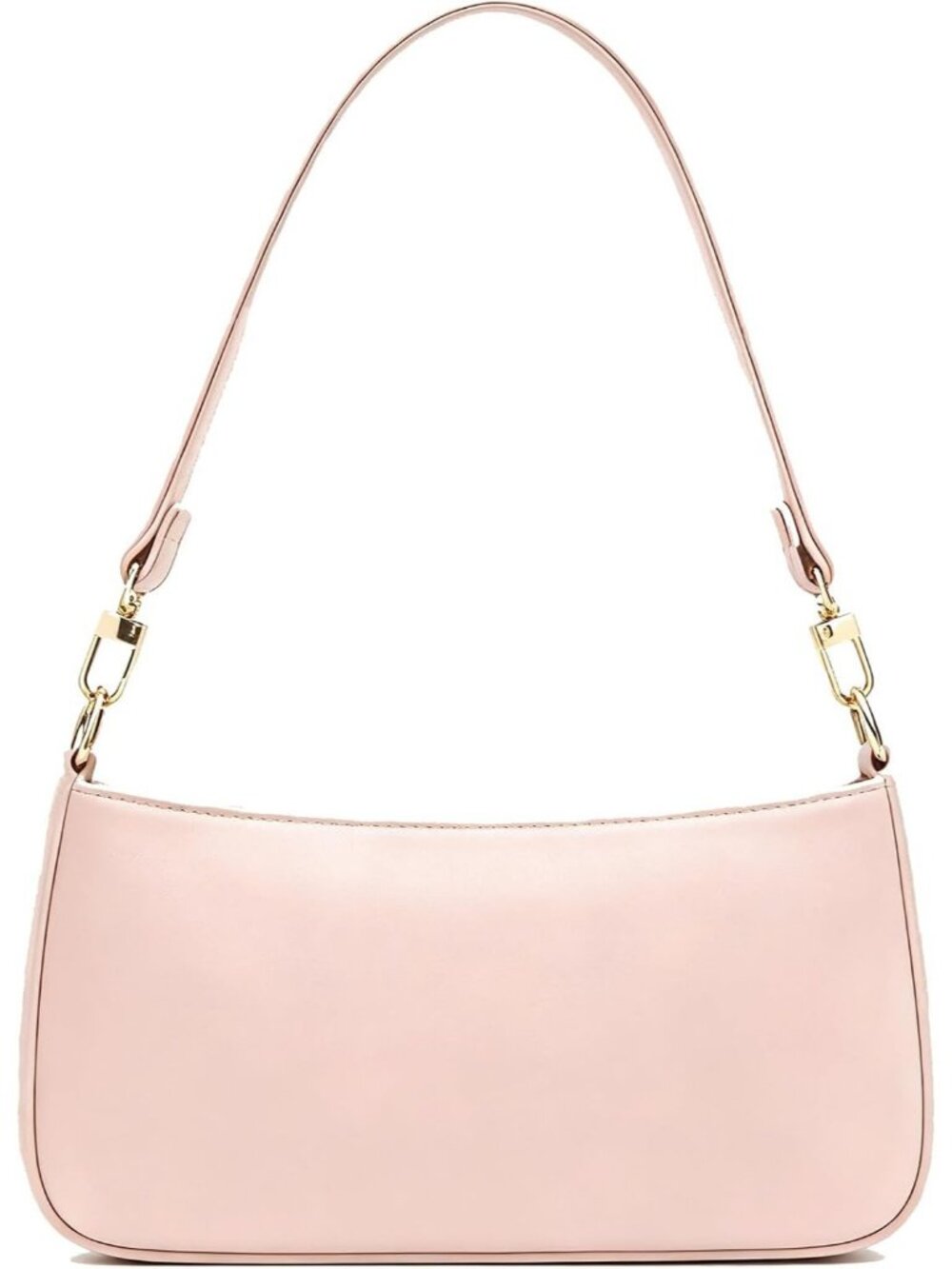 Women's Pink Flower Retro Vegan Leather Hobo Shoulder MultiPocket Crossbody Bag